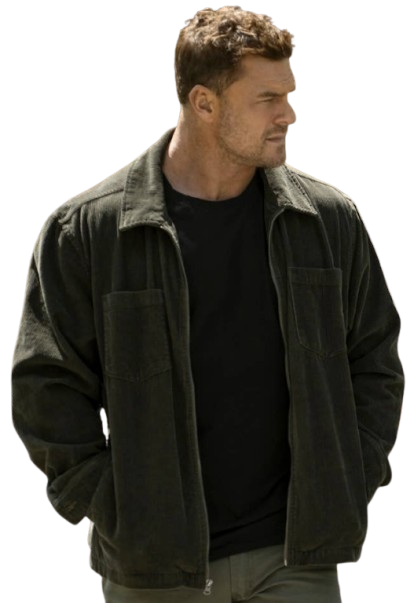 Alan Ritchson Neagley Jack Reacher Corduroy Jacket - Image 3